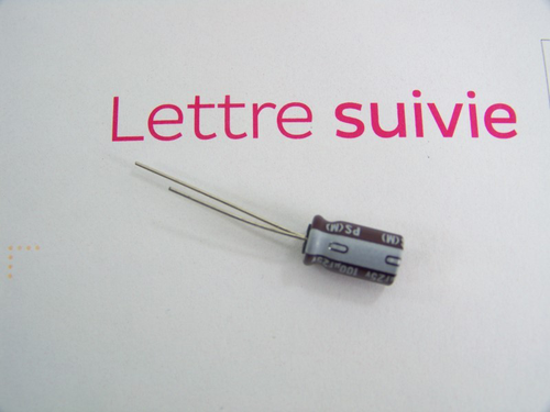 100ÂµF 25V  Condensateur chimique radial