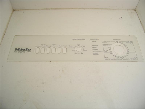 MIELE  W799 nÂ°60  faÃ§ade de bandeau pour lave linge  