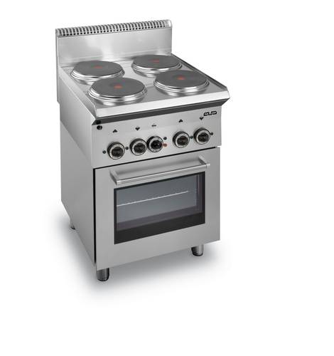 FOURNEAU 4 FEUX A GAZ SUR FOUR GAZ -D74/10CGG - Planet kitchen