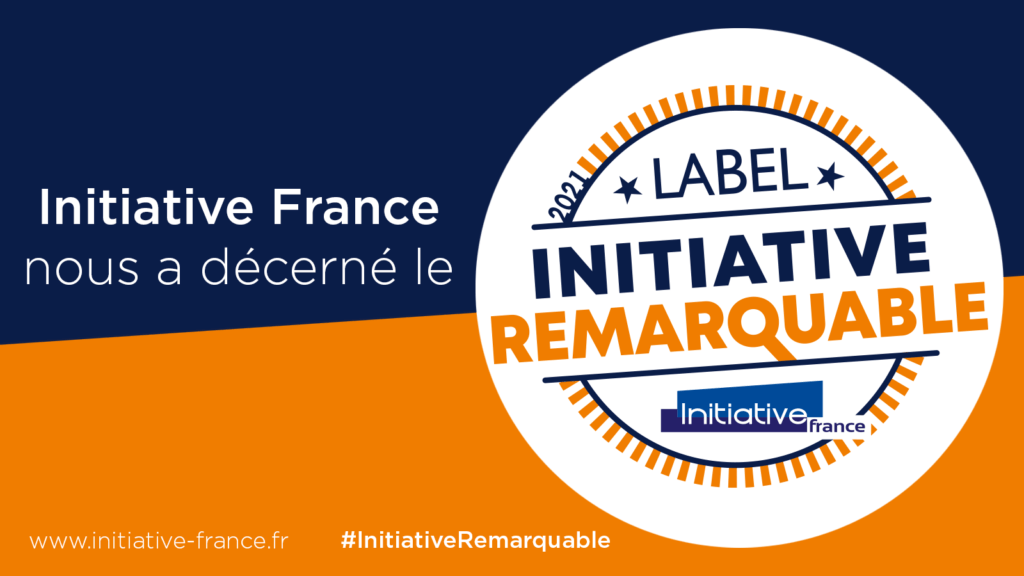 Logo du label Initiative Remarquable 2021 remis par Initiative France 