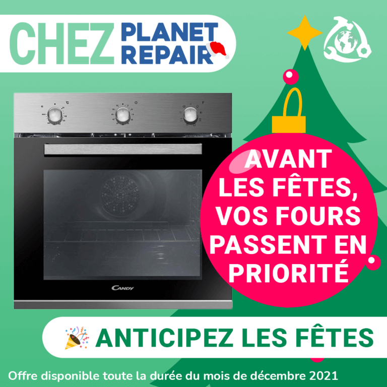 Chez Planet Repair , avant les fêtes, vos fours passent en priorité